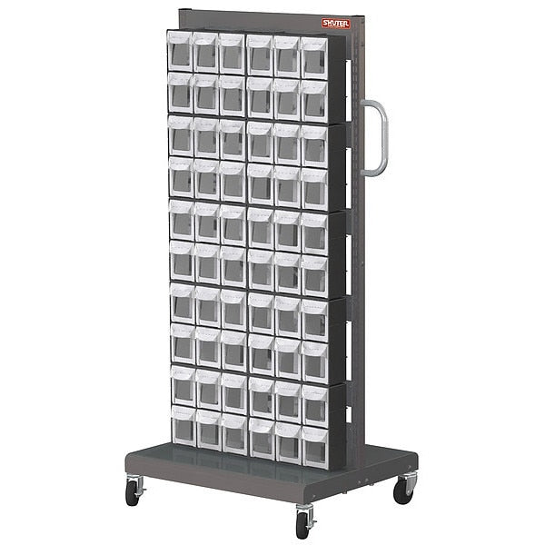 Mobile Parts Cart, FO308 2, Sided 120 Bins