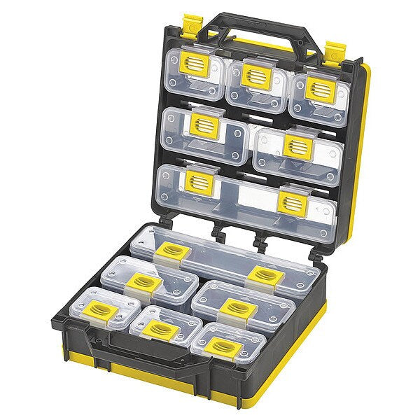 Portable 18 Bin Storage Case