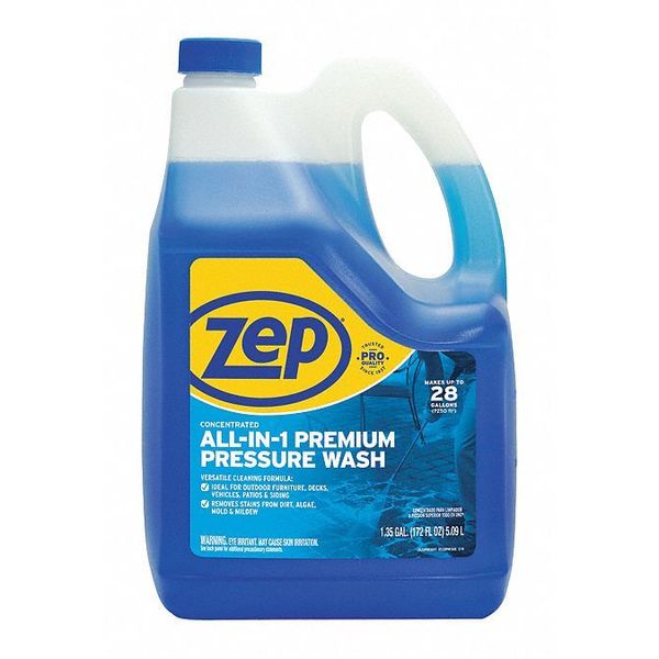 Liquid 1.35 gal. All In 1 Premium Pressure Washer Concentrate, Jug 4 PK