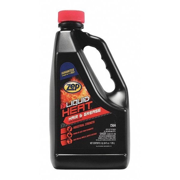 Liquid, Heat Drain Opener, 64oz, PK6
