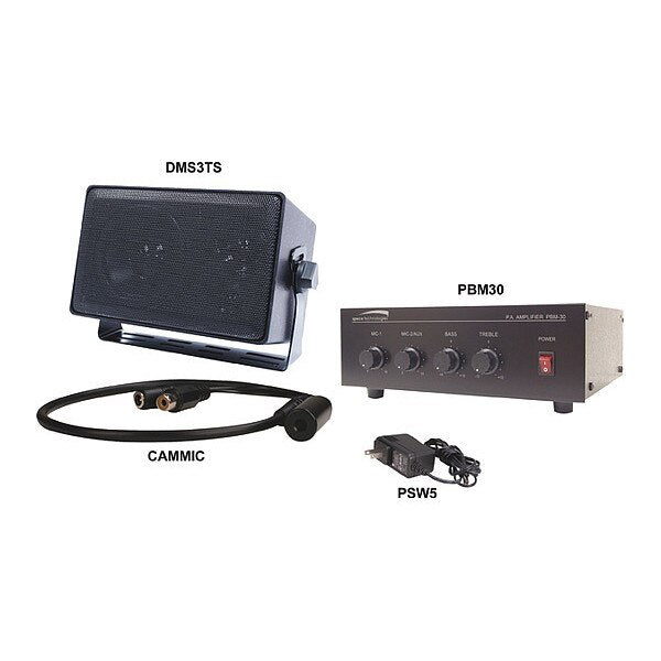 Audio Kit, 2-Way, 30W Amp