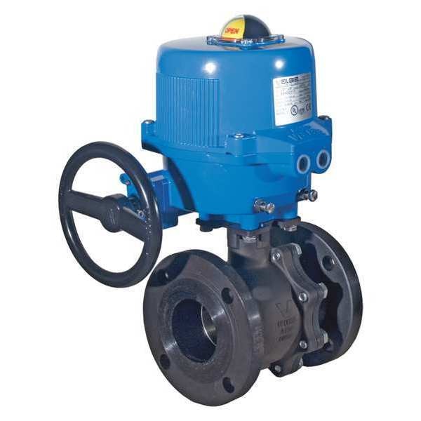 Electric Actuated, CS Flanged, Ball Valve, Max. Pressure: 150 psi