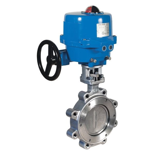Electric Actuated, SS, Butterfly Valve, 4