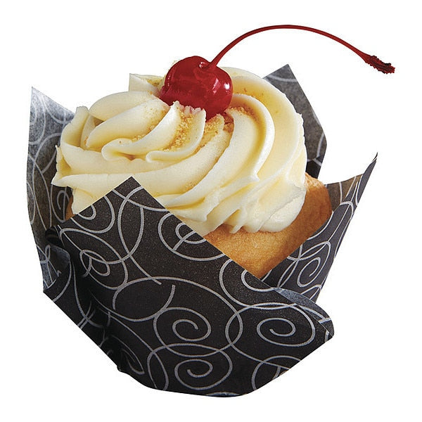 Silver Swirl Tulip Cup, Small, PK125