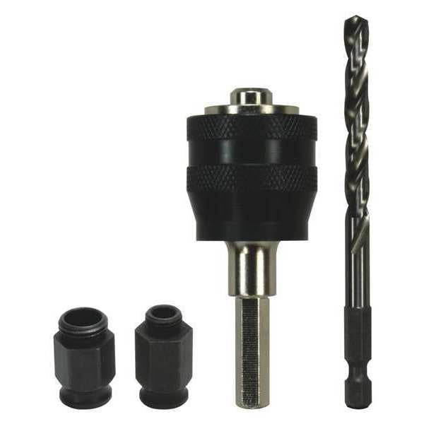 Arbor SDS Plus Pilot, HSS, 2 Adapter Nut