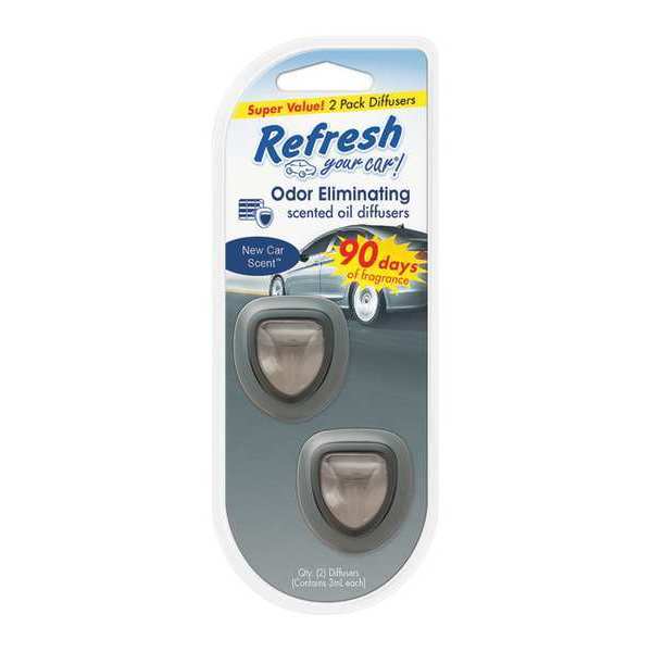 Mini Scented, Oil Diffusers, New Car, PK2