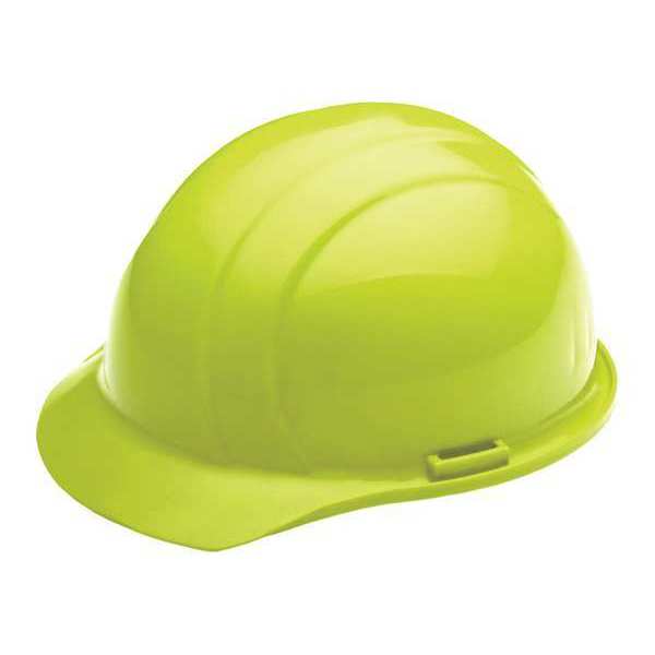 Safety Hat, 4 Point, Hi-Vis, Lime