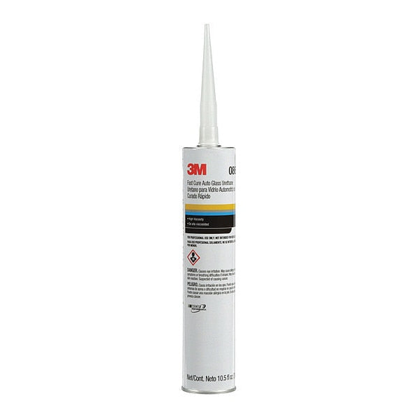 Fast Cure Glass Urethane, 10.5 fl. oz, Cartridge, Black