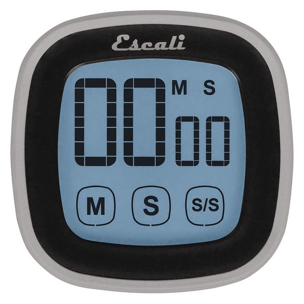 Touch Screen Digital Timer, Black
