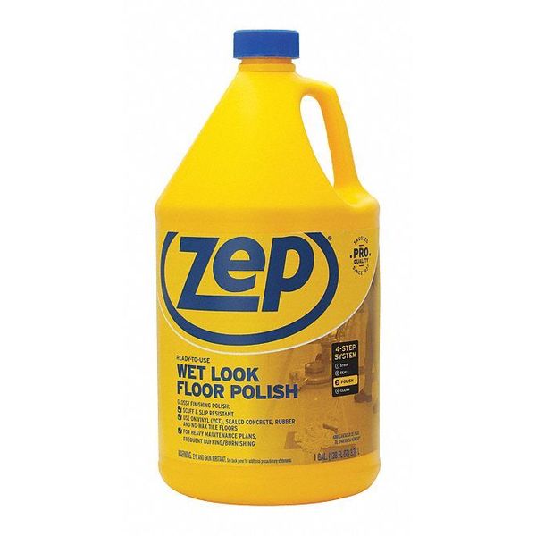 Wet Look Floor Finish, 1 gal., PK4