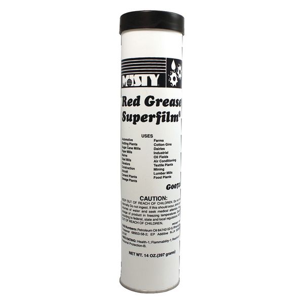 14 oz. Grease Red, 48 PK