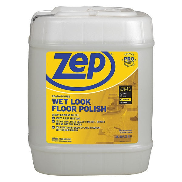 Wet Look Floor Finish, 5 Gal