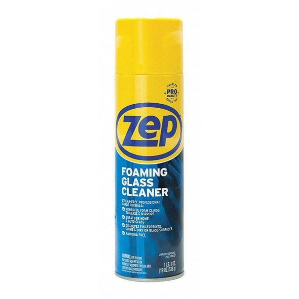 Foam Glass Cleaner, Aerosol Can