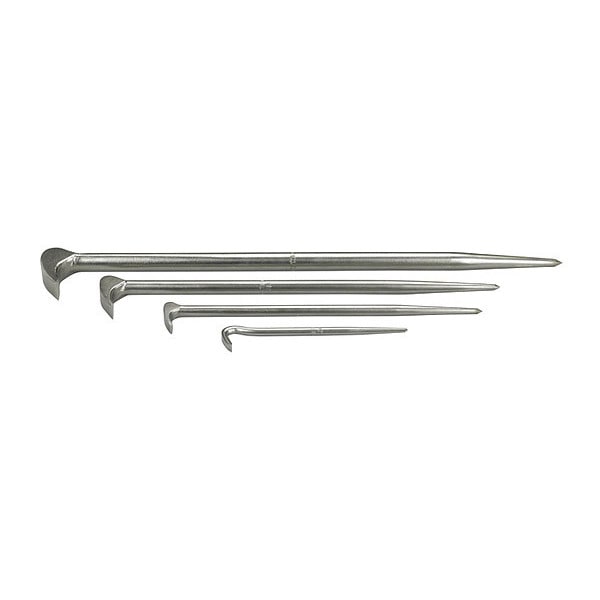 Rolling Head Pry Bar Set, 4pcs.