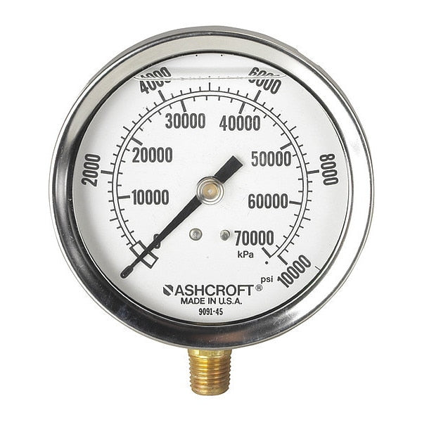 Pressure Gauge, 2-Scales, 2.5