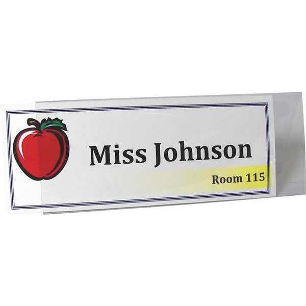 Name Tent Holder, Rigid, 4-1/4 x 11, PK25