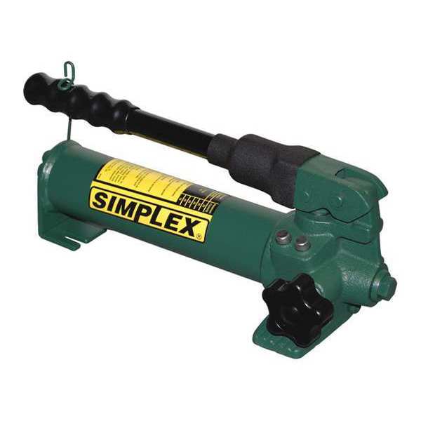 P22, Two Speed, Steel Hydraulic Hand Pump, 0.06 in3 Oil Flow per Stroke at 10,000 psi, 17 in3 Oil