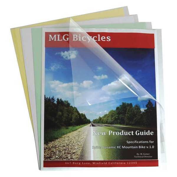 Economy Report Cover, Vinyl, Clear, PK100