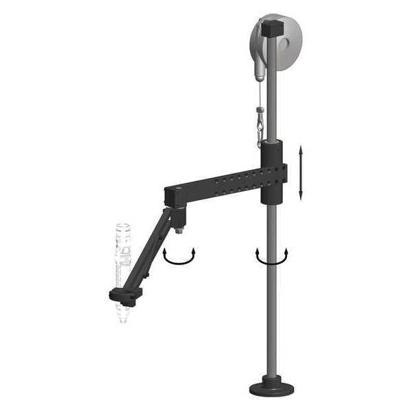 Torque Arm, Aluminum/Steel, 39