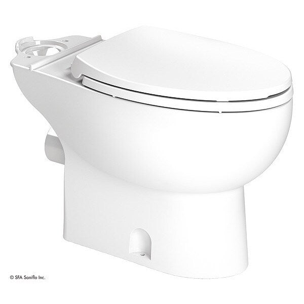 Toilet Bowl, Floor Mount, Elongated, White