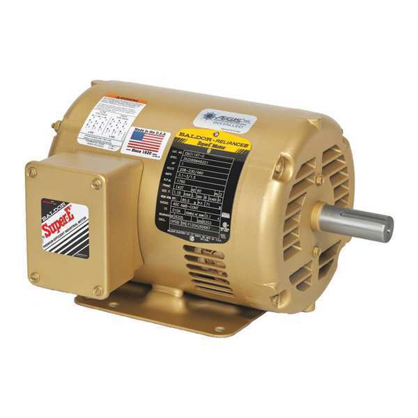 Motor, 3/4 HP, 1730 rpm, 3-Phase