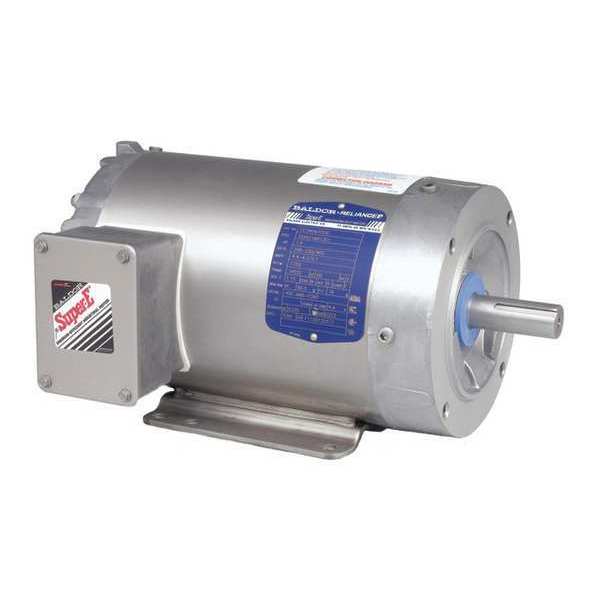 Washdown AC Motor, 1 HP, 1745 rpm, 3-Phase