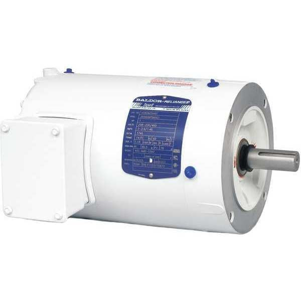 Washdown Motor, 2 HP, 1755 rpm, 3-Phase