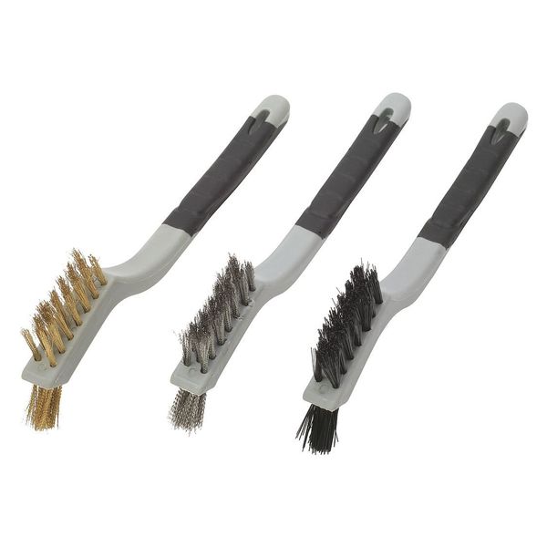 Mini Wire Brush Set, 3 pcs., 12PK