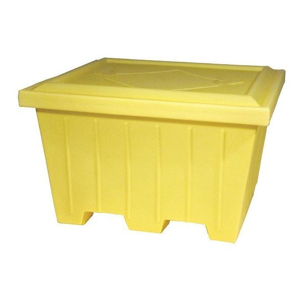 Yellow Tote with Lid 33
