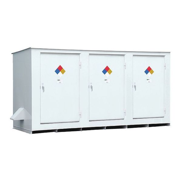 Hazmat Storage Locker, 14 Drum, 236x70x98