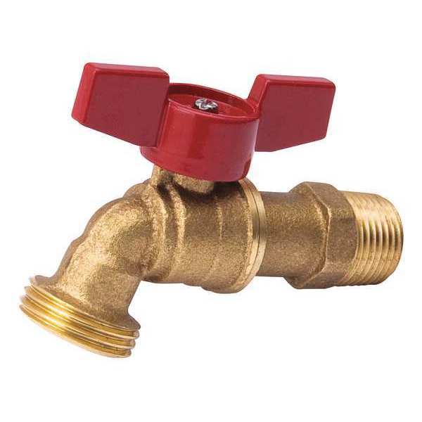 Ball Hose Bibb Valve, Ips 1/2