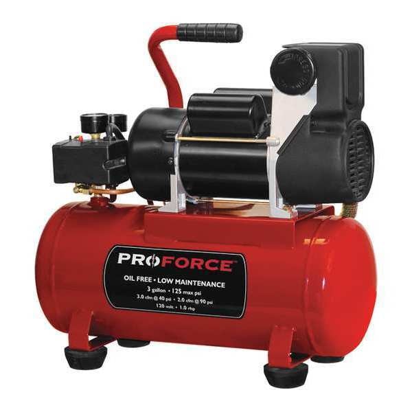 Hotdog Air Compressor, 3 gal., 125 psi