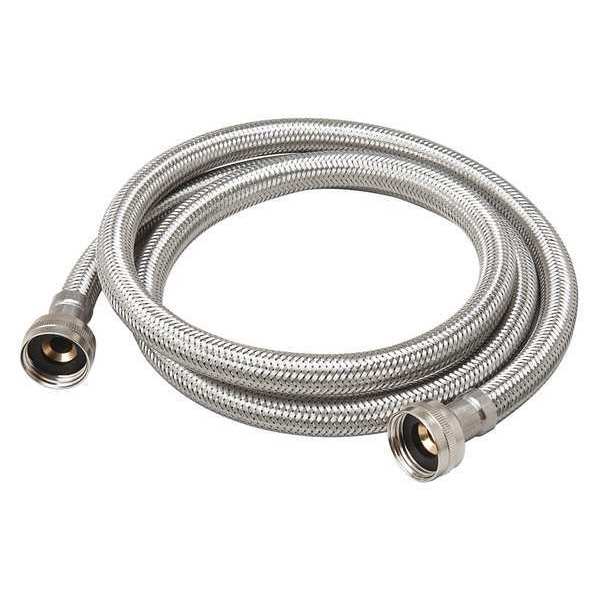 Washing Mach Connector, Ss 3/4Ht x 3/4Ht x 60 PK10