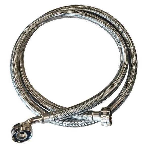 Washing Mach Connector, Ss 3/4Ht x 3/4Ht x 60 PK6