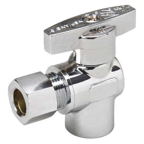 Compression Angle Stop 3/8 Fip x 3/8 Od PK12