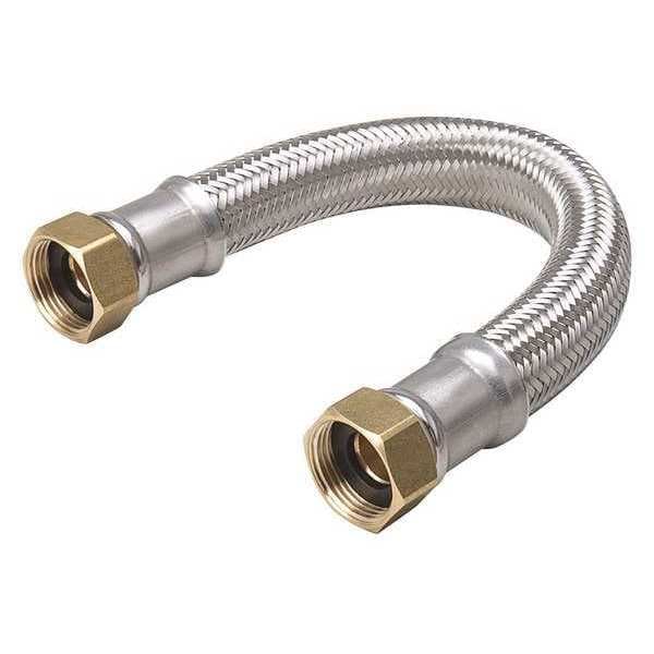 Water Heater Connect, 12 Ss3/4Fip x 3/4Fip PK8