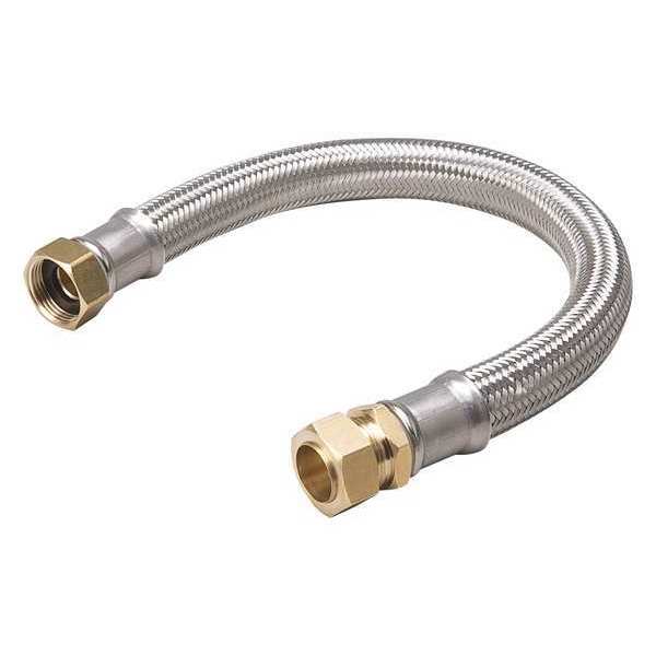 Water Heater Connect, 18 Ss 3/4 Fip x 7/8 C PK8