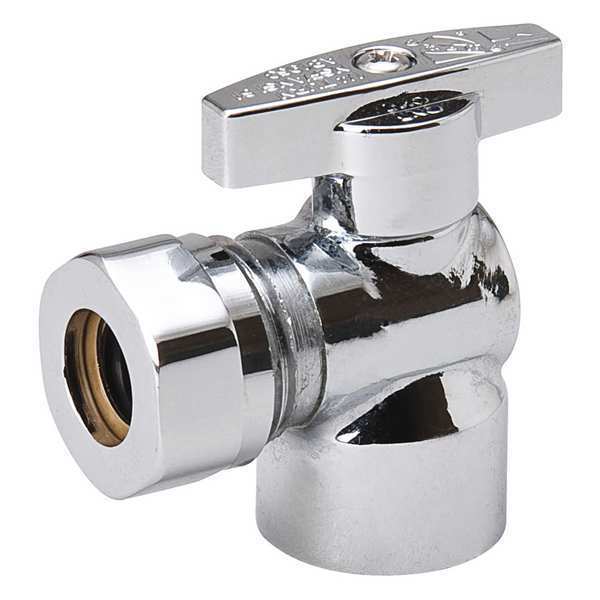 Angle Stop Valve 1/2 Fip x 7/16 Slip PK12