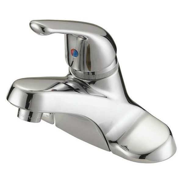 Single Handle Lav Faucet, Lever Handle, Chrome, w/Pop Up, Chrome