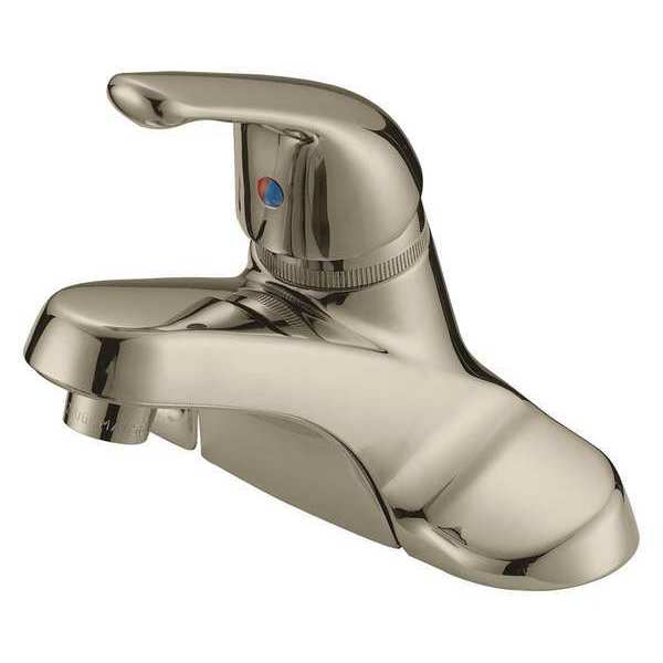 Faucet, Lavatory 1Lever Handl Bn Brpop Up PK6