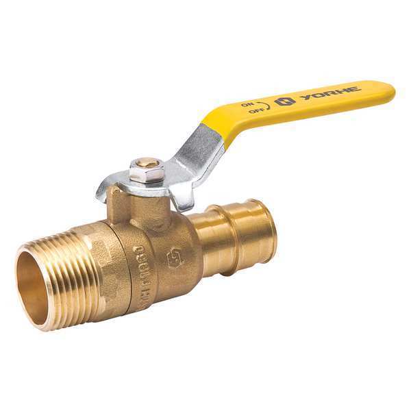 Ball Valve Brass Mip, Pex, 3/4