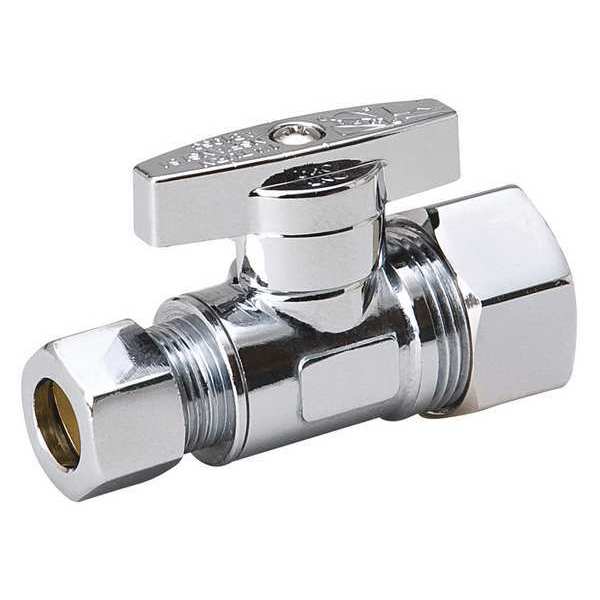 Compr Straight Stop Valve 5/8Od x 3/8Od PK16