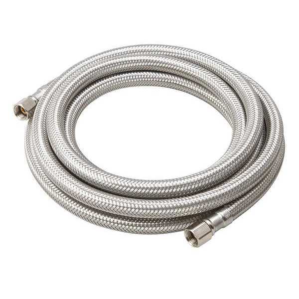 Ice Maker Connector, 120 Ss 1/4Od x 1/4Od PK6