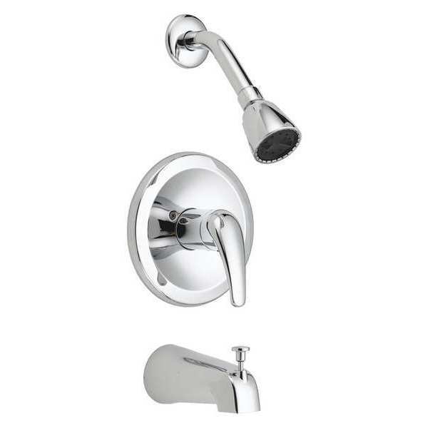 Tub and Shower Faucet, 1Lv Hand Cp Non-Pb PK6