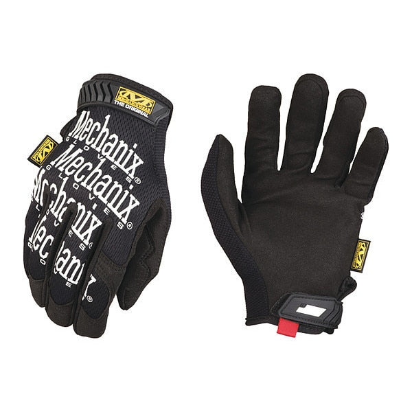 Mechanics Gloves, 3XL, Black