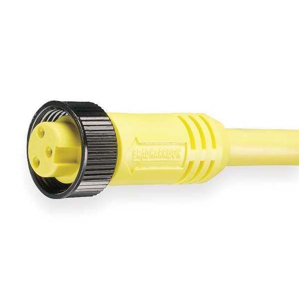 Cordset, 3 Pin, Receptacle, Female