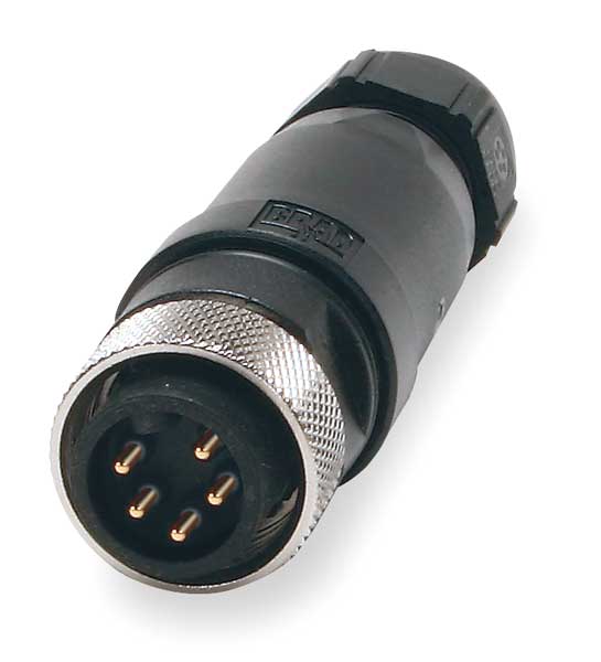 Internal Thread Connector, 5, Male, 16 AWG