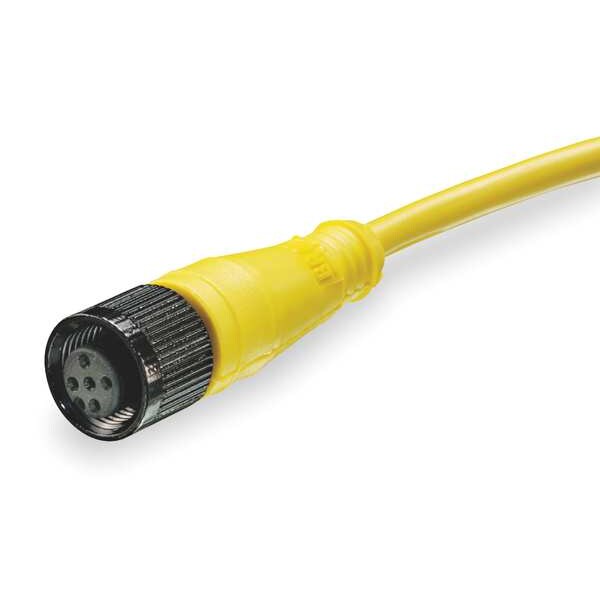 Cordset, 3 Pin, Receptacle, Female