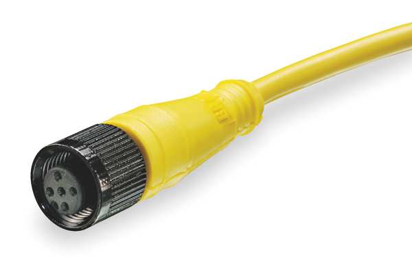Cordset, 3 Pin, Receptacle, Female