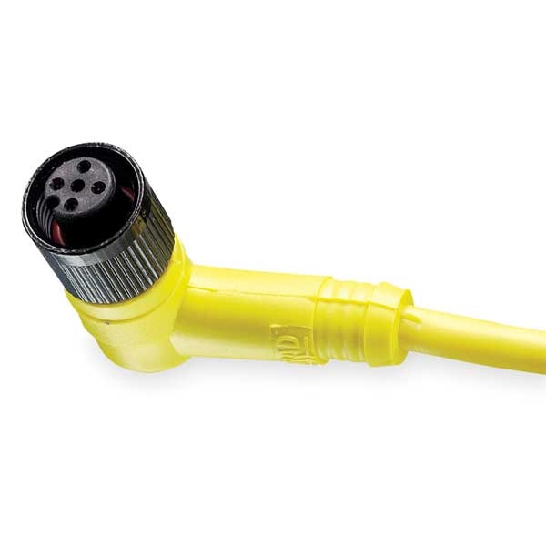 Cordset, 4 Pin, Receptacle, Female